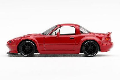 【2027年5月以降発売予定】 MINI GT MGT01421-L 1/64 Pandem Mazda MX-5 (NA) Classic Red LHD