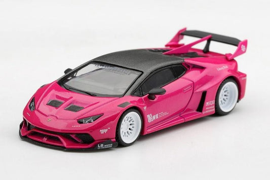 【2027年3月以降発売予定】 MINI GT MGT01424-L 1/64 LB★WORKS Lamborghini Huracán GT Ruby Purple LHD
