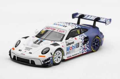 【2027年5月以降発売予定】 MINI GT MGT01435-BL 1/64 Porsche 911 GT3 R (992) Japan Cup 2026 Race 2 Winner #9 BINGO RACING with LM Corsa LHD