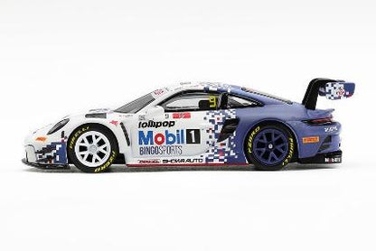【2027年5月以降発売予定】 MINI GT MGT01435-BL 1/64 Porsche 911 GT3 R (992) Japan Cup 2026 Race 2 Winner #9 BINGO RACING with LM Corsa LHD