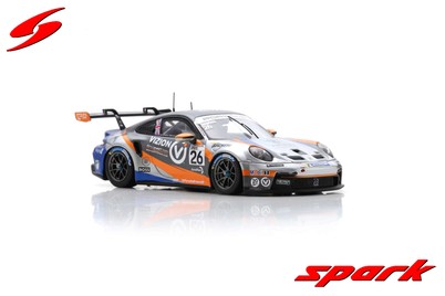 Spark UK018 1/43 Porsche 911 GT3 Cup No.26 Porsche Carrera Cup Great Britain Champion 2022Kiern Jewiss
