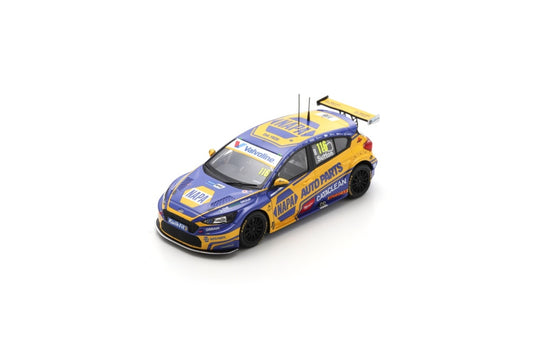Spark UK026 1/43 NAPA Racing UK No.116 Ford Focus BTCC 2025 - Donington Park Race 1 & 2 Winner 2025 Ashley Sutton
