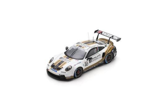 Spark UK040 1/43 Porsche 911 GT3 Cup No.40 Porsche Carrera Cup Great Britain Champion 2025 Andrew Rackstraw