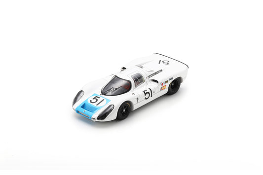 Spark US272 1/43 Porsche 907 No.51 2nd 12H Sebring 1968 V. Elford - J. Neerpasch