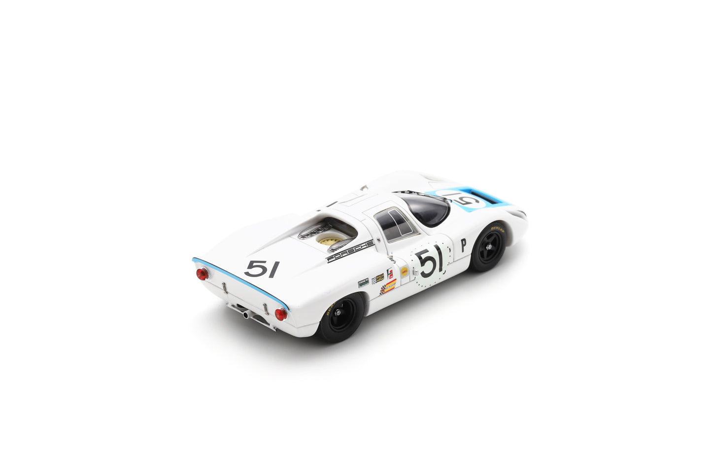 【2025年2月以降発売予定】 Spark US272 1/43 Porsche 907 No.51 2nd 12H Sebring 1968 V. Elford - J. Neerpasch