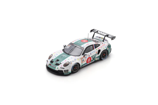 【2025年10月以降発売予定】 Spark US417 1/43 Porsche 911 GT3 Cup No.24 Porsche Deluxe Carrera Cup North America Champion 2024 Loek Hartog