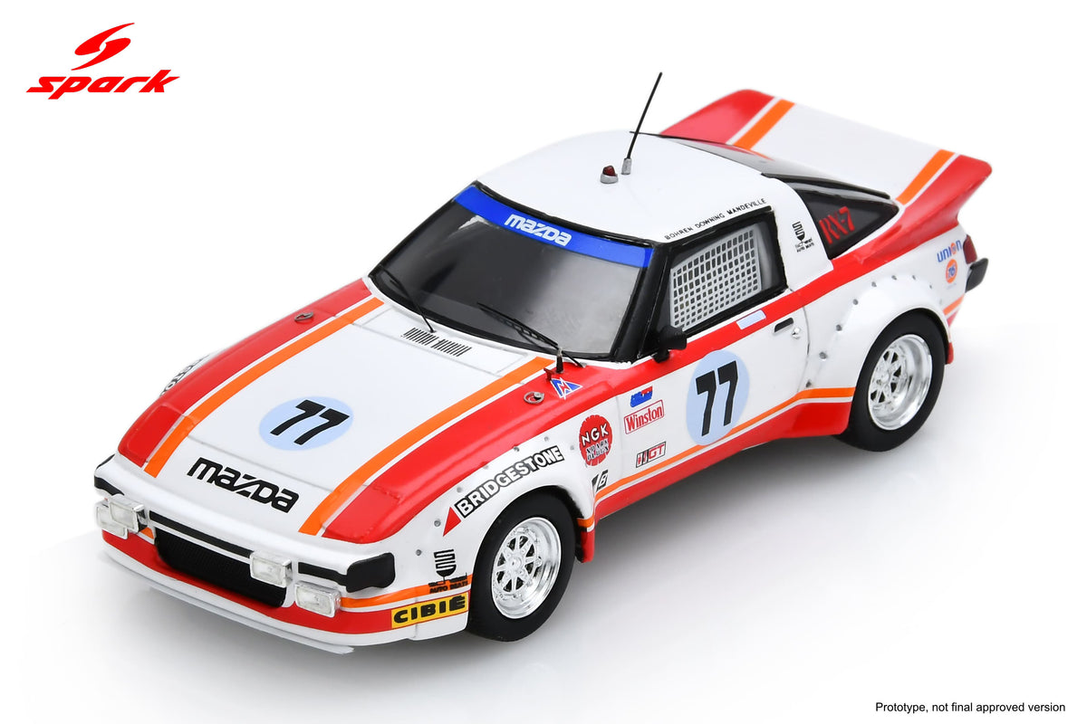 Spark US434 1/43 Mazda RX-7 No.77 6th Daytona 24H 1979R. Mandeville - A. Johnson - W. Bohren