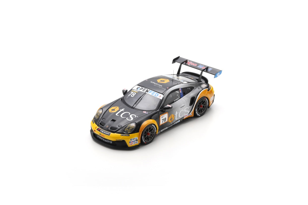 Spark US460 1/43 Porsche 911 GT3 Cup No.78 Porsche Deluxe Carrera Cup North America Champion 2025 Ryan Yardley