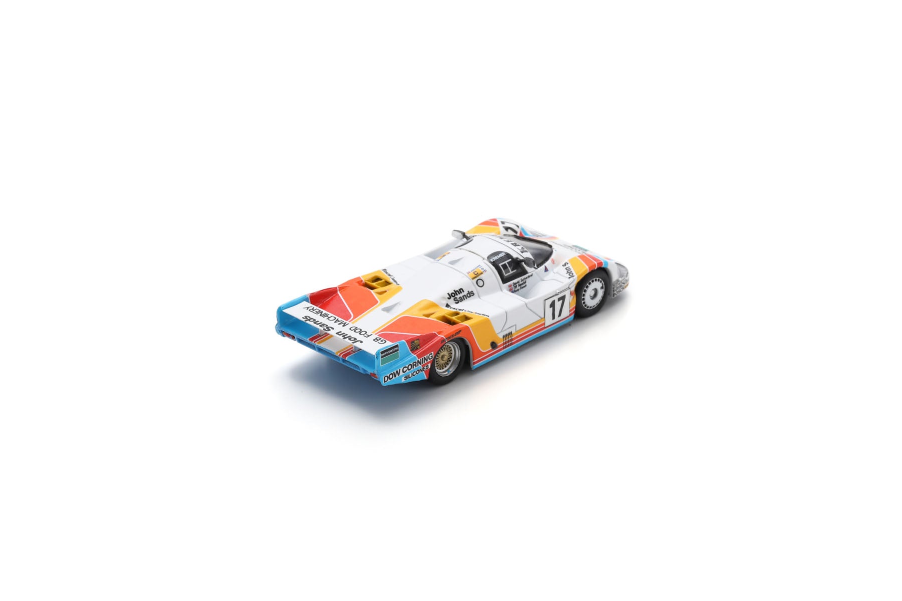 Country Kitchensとイギリスの金属模型自動車２台 Spark Y320 1/64 Porsche 956 No.17 Le Mans 24H 1984 T. Needell - D