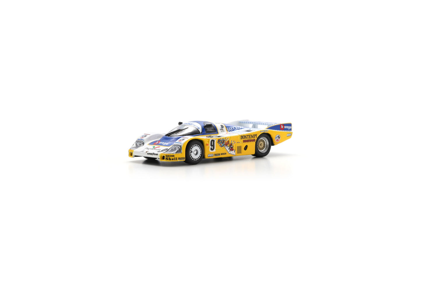 Spark Y325 1/64 Porsche 956 No.9 5th Le Mans 1986 J. Laessig – F. Maria Ballabio – D. Wood