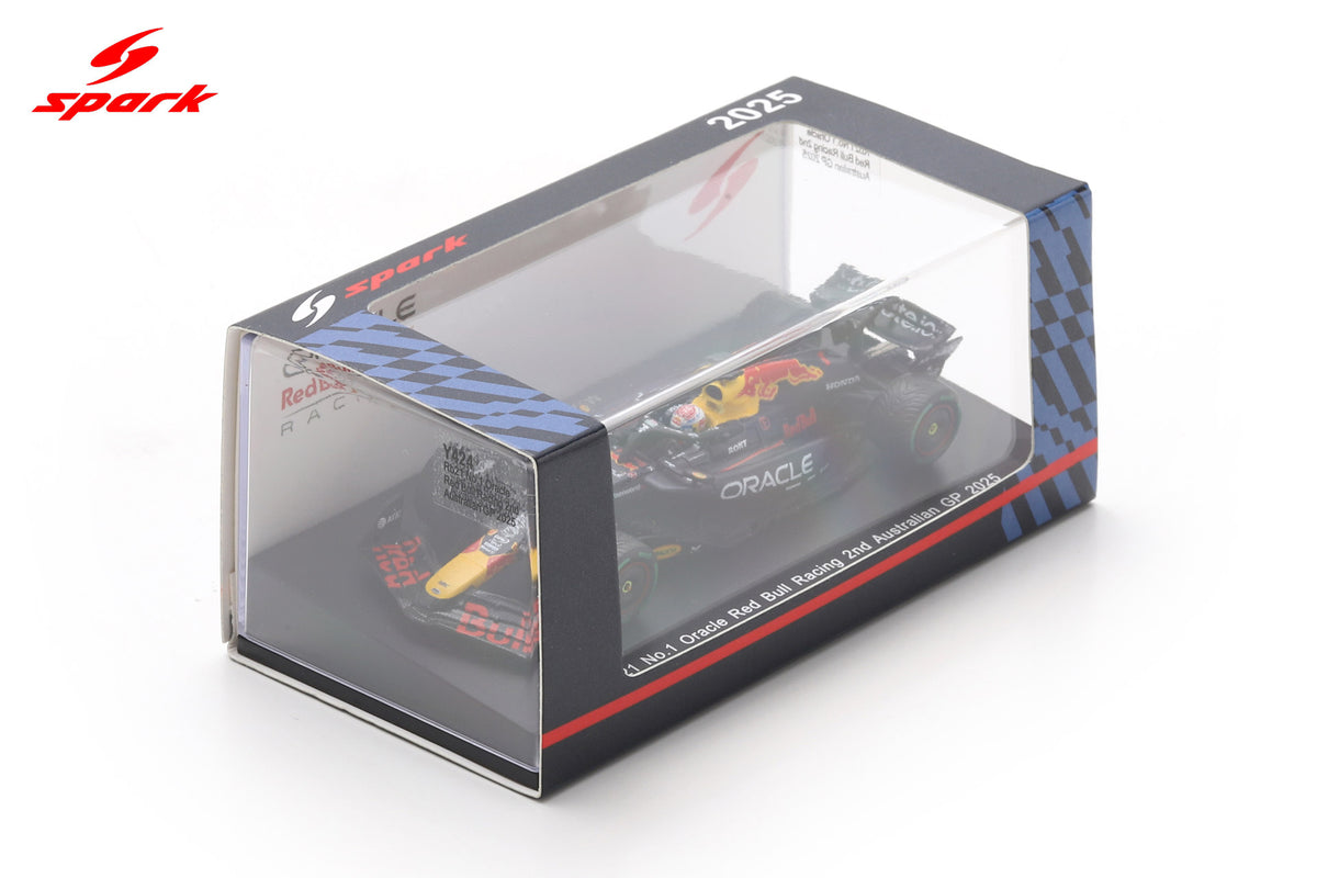Spark Y424 1/64 Red Bull Racing RB21 No.1 Oracle Red Bull Racing 2nd Australian GP 2025 Max Verstappen