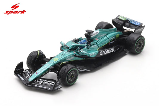 Spark Y436 1/64 Aston Martin No.18 Aston Martin Aramco Formula One Team 6th Australian GP 2025 Lance Stroll