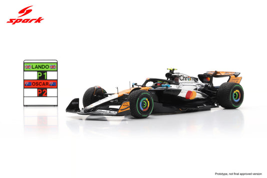 Spark S9596 1/43 McLaren MCL39 No.4 McLaren Formula 1 Team Winner British GP 2025  Lando Norris