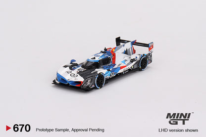 MINI GT MGT00670-L 1/64 BMW M ハイブリッド V8 GTP IMSA デイトナ24時間 2023 #24 BMW M チーム RLL