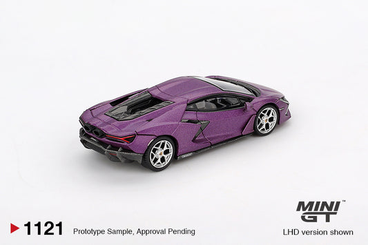 【2025年12月以降発売予定】 MINI GT MGT01121-R 1/64 ランボルギーニ レヴエルト Viola 30th Matte(パープル)(右ハンドル)