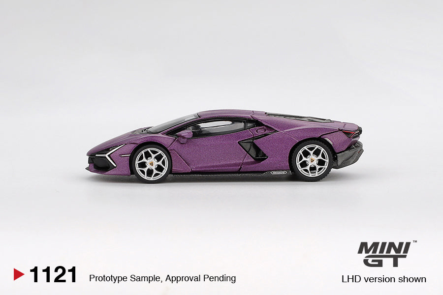 【2025年12月以降発売予定】 MINI GT MGT01121-R 1/64 ランボルギーニ レヴエルト Viola 30th Matte(パープル)(右ハンドル)
