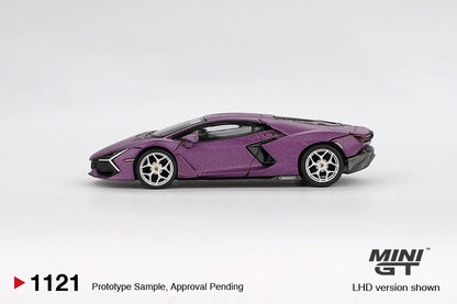 【2025年12月以降発売予定】 MINI GT MGT01121-R 1/64 ランボルギーニ レヴエルト Viola 30th Matte(パープル)(右ハンドル)
