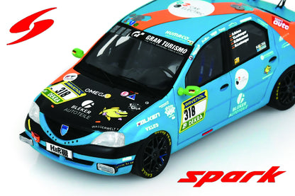 Spark SG959 1/43 Dacia Logan No.318 Ollis Garage Racing 24H Nürburgring 2024 O. Kriese - M. Lachmayer - Y. Lachmayer - M. Weissermel