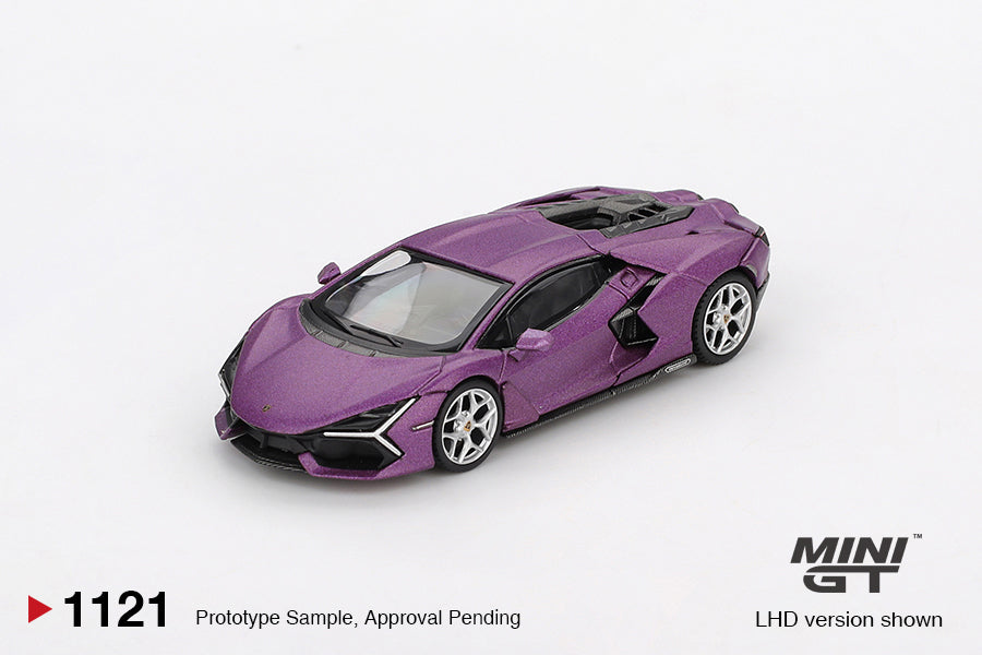 【2025年12月以降発売予定】 MINI GT MGT01121-L 1/64 ランボルギーニ レヴエルト Viola 30th Matte(パープル)(左ハンドル)