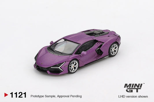 【2025年12月以降発売予定】 MINI GT MGT01121-L 1/64 ランボルギーニ レヴエルト Viola 30th Matte(パープル)(左ハンドル)