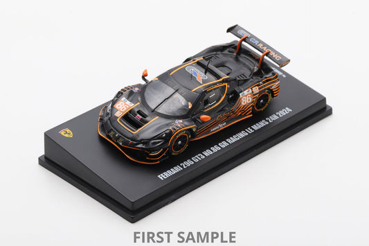 【2026年3月以降発売予定】 Looksmart LS64017LM 1/64 Ferrari 296 GT3 No.86 GR Racing Le Mans 24H 2024 M. Wainwright - D. Serra - R. Pera