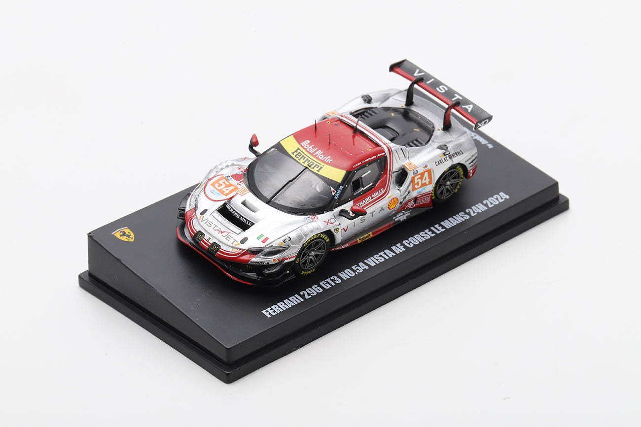 【2026年3月以降発売予定】 Looksmart LS64018LM 1/64 Ferrari 296 GT3 No.55 Vista AF Corse Le Mans 24H 2024 F. Heriau - S. Mann - A. Rovera