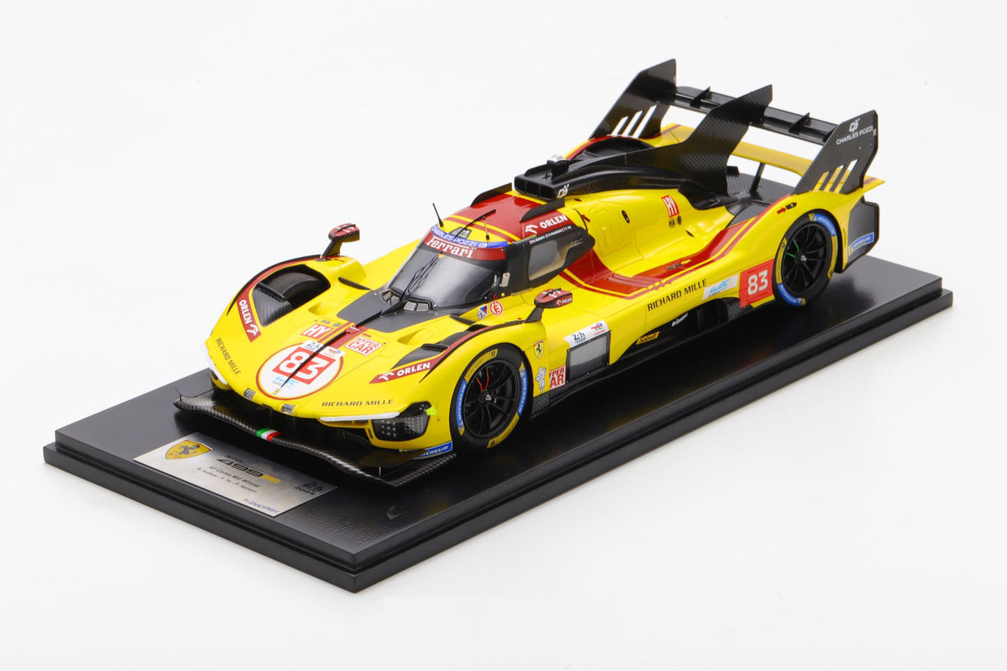 【2025年12月以降発売予定】 Looksmart LS18LM053 1/18 Ferrari 499P No.83 AF CORSE Winner Le Mans 24H 2025 R. Kubica - Y. Ye - P. Hanson