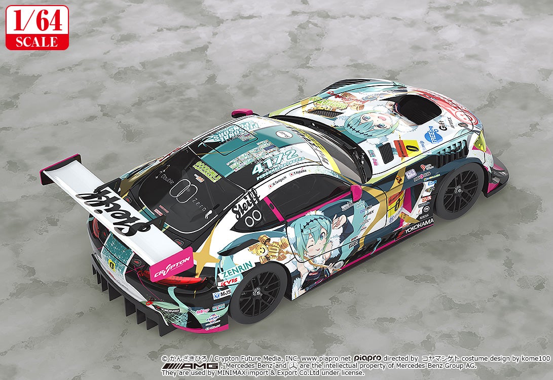 【2027年05月発売予定】グッドスマイルレーシング 1/64 グッドスマイル 初音ミク AMG 2018 SUPER GT Ver.