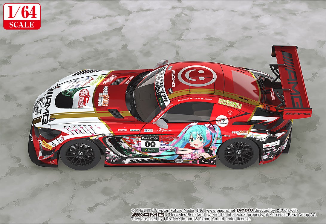 【2027年05月発売予定】グッドスマイルレーシング 1/64 Mercedes-AMG Team GOOD SMILE 2019 SUZUKA 10HOURS Ver.