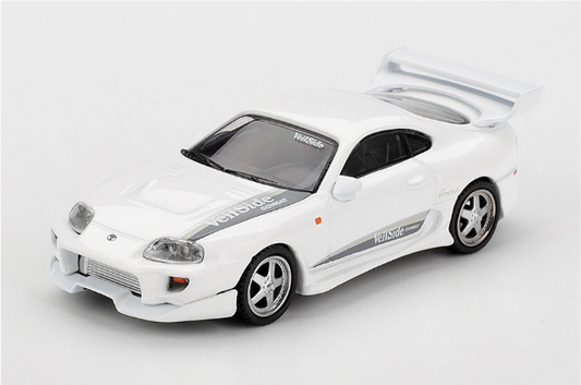 【2026年5月以降発売予定】 MINI GT MGT01104-L 1/64 Toyota スープラ VeilSide コンバット V-I ホワイト(左ハンドル)