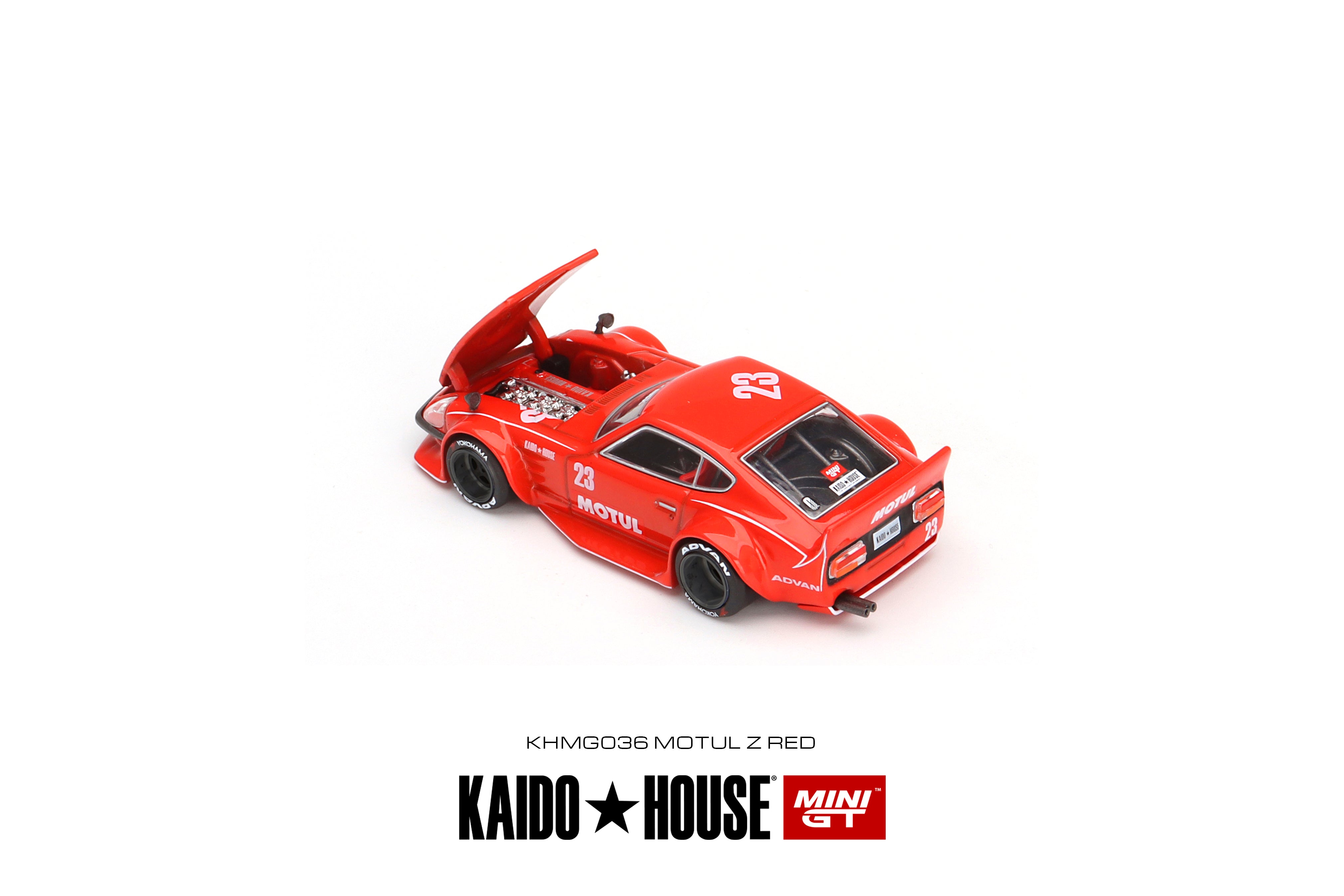 MINI GT KHMG036 1/64 ダットサン KAIDO フェアレディ Z MOTUL Z V2(右 