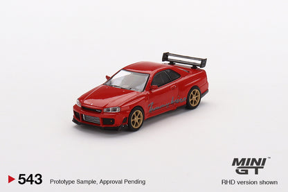 MINI GT MGT00543-R 1/64 トミーカイラ R RZ レッド(右ハンドル）