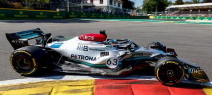 【2023年5月発売予定】Spark 18S771 1/18 Mercedes-AMG Petronas F1 W13 E Performance No.63 Mercedes-AMG Petronas F1 Team  4th Belgian GP 2022   George Russell