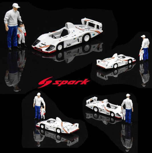 Spark S7840 Porsche Little Big Mans - Le Mans Classic (1/43) Set with Figurine
