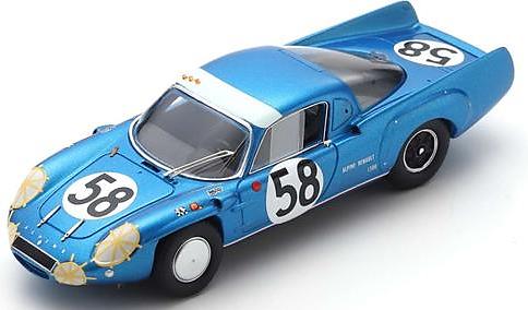 Spark S5692 1/43 Alpine A210 No.58 24H Le Mans 1967 P. Vidal - L. Cella