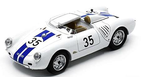 Spark S9720 1/43 Porsche 550A No.35 8th 24H Le Mans 1957 E. Hugus - C. Godin de Beaufort