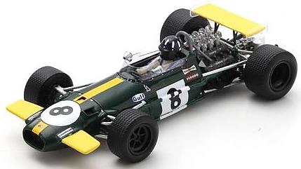Spark S8319 1/43 Brabham BT26A No.8 Practice British GP 1969 Graham Hill
