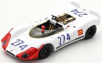 Spark S9246 1/43 Porsche 908-2 No.274 3rd Targa Florio 1969 R. Stommelen - H. Herrmann