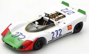 【2023年5月発売予定】Spark S9247 1/43 Porsche 908-2 No.222 4th Targa Florio 1969 W. Kaushen - K. von Wendt