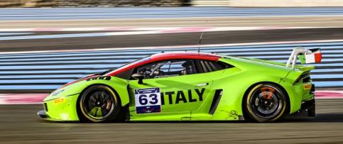 Spark S6323 1/43 Team Italy - Lamborghini Huracan GT3 EVO No.63 2nd FIA Motorsport Games GT Sprint Cup Paul Ricard 2022  Mirko Bortolotti
