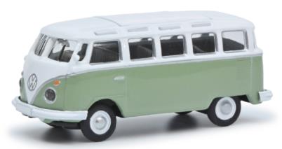 Schuco 452670700 1/87 VW T1 Samba green/white