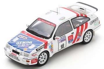Spark S8702 1/43 Ford Sierra RS Cosworth No.18 3rd Lombard RAC Rally 1987 J. McRae - I. Grindrod