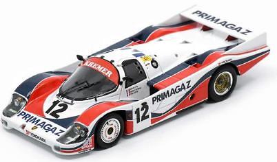 Spark S9869 1/43 Porsche 956 No.12 24H Le Mans 1986 P. Yver - H. Striebig - M. Cohen-Olivar
