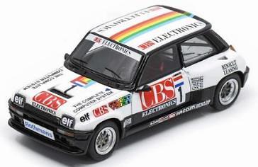 Spark S6156 1/43 Renault 5 Turbo No.1 Europa Cup Champion 1984 Jan Lammers