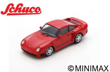 【2023年5月発売予定】Schuco 450392800 1/43 Porsche 959 1986 Red