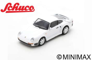 【2023年5月発売予定】Schuco 450392700 1/43 Porsche 959 1986 White