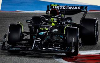 Spark 18S876 1/18 Mercedes-AMG Petronas F1 W14 E Performance No.44 Mercedes-AMG Petronas Formula One Team5th Saudi Arabian GP 2023   Lewis Hamilton