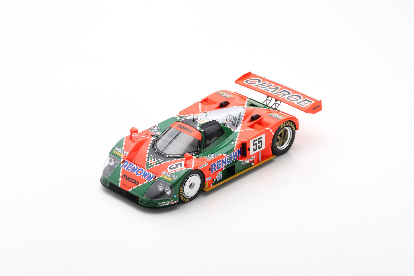 Spark 18LM91 1/18 Mazda 787 B No.55 Winner 24H Le Mans 1991 V. Weidler - J. Herbert - B. Gachot