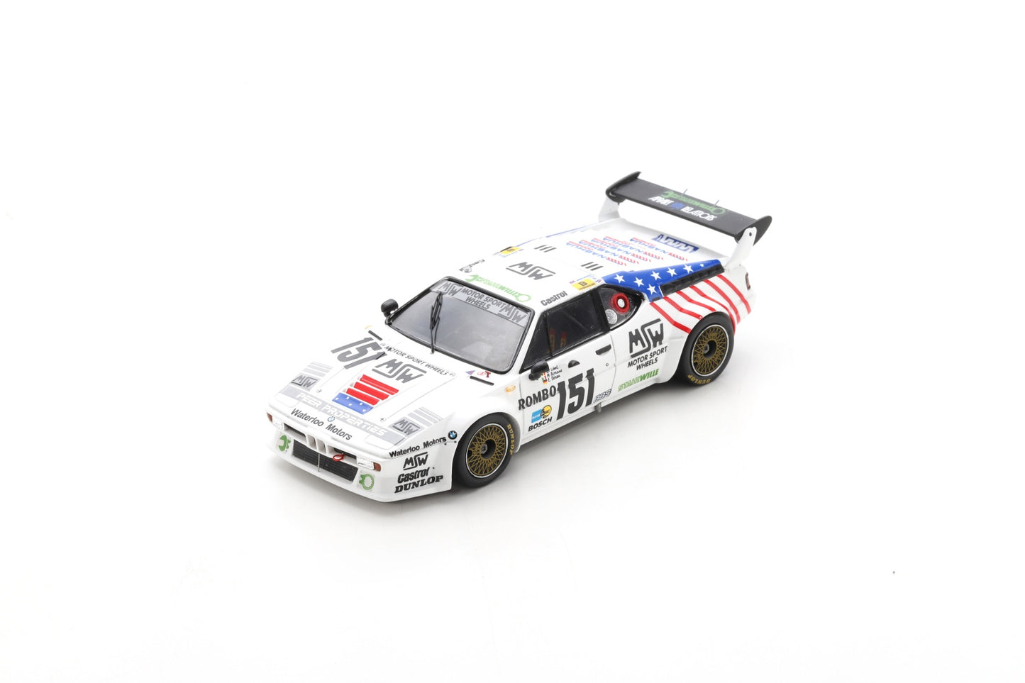 Spark S6410 1/43 BMW M1 No.151 15th 24H Le Mans 1985E. Dören - M. Birrane - J-P. Libert
