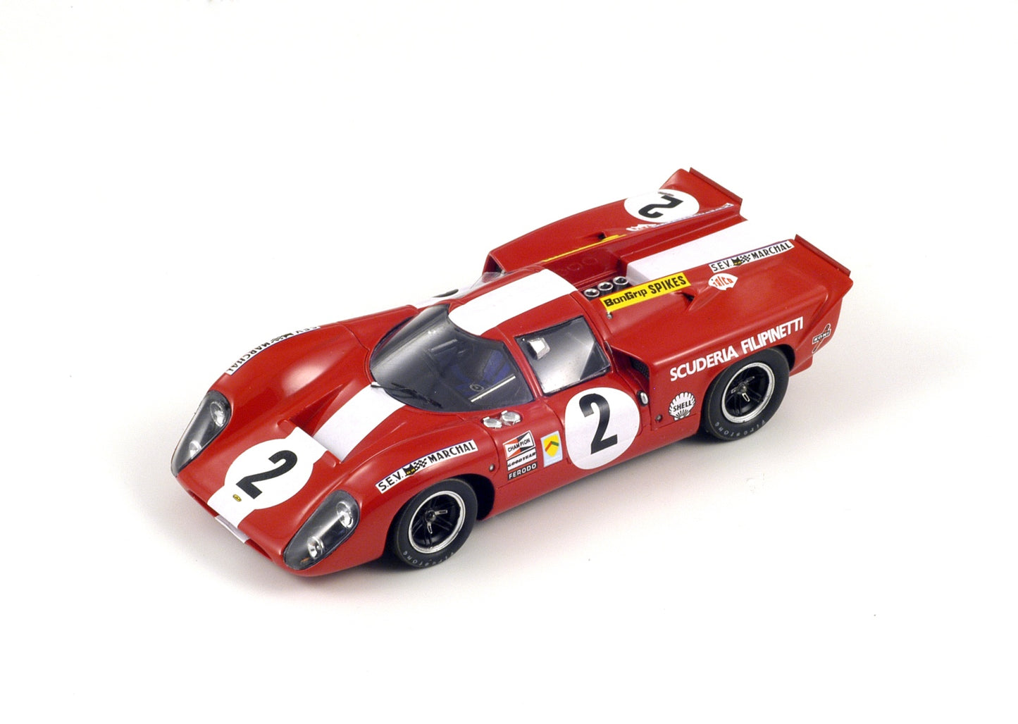 【2023年12月発売予定】 Spark 18S253 1/18 Lola T70 Mk3B No.2 24H Le Mans 1969J. Bonnier - M. Gregory